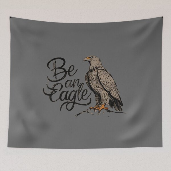 Item preview, Eagle with text 'Be an eagle' designed and sold by Tomasz  Siennicki.