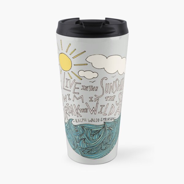 Emerson: Live in the Sunshine Travel Mug