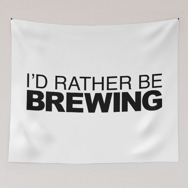 Item preview, Id rather be Brewing  designed and sold by LudlumDesign.