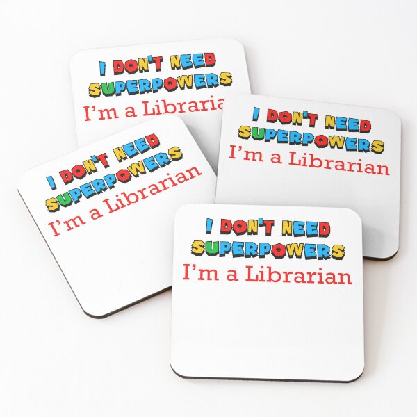 Item preview, I Don't Need Superpowers I am a Librarian - Funny gift for Librarians designed and sold by ArtYourStyle.