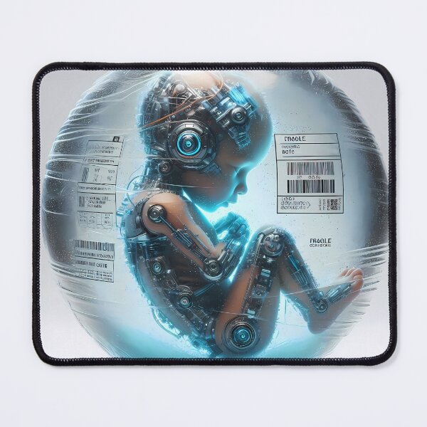 Item preview, Baby cyborg designed and sold by Vibranta Studio.