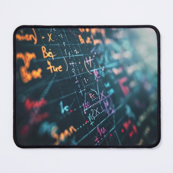 Item preview, Neon Chalkboard Mathematical Equations designed and sold by noelgipples.