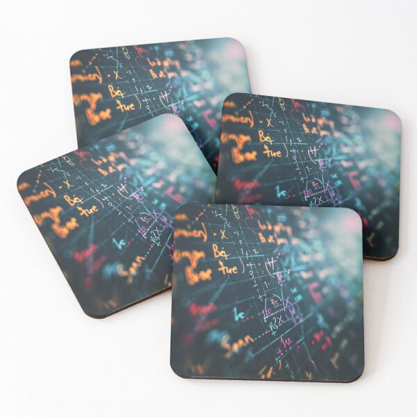 Item preview, Neon Chalkboard Mathematical Equations designed and sold by noelgipples.
