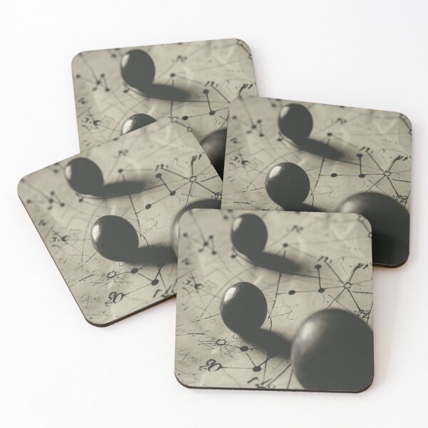 Item preview, Abstract Scientific Diagram with Spheres designed and sold by noelgipples.