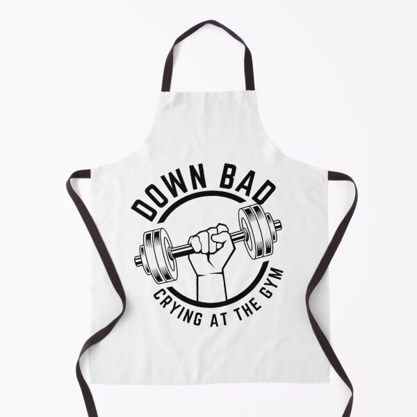 Item preview, Down bad crying at the gym designed and sold by miriamyk.