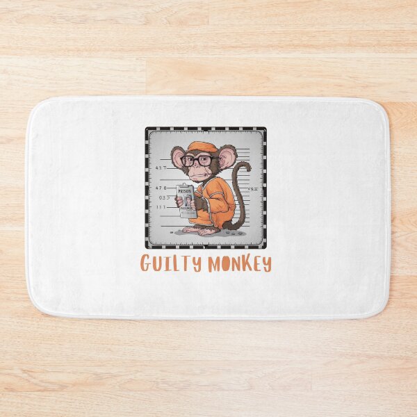 Item preview, Guilty Monkey Mugshot designed and sold by Colorful-Garden.