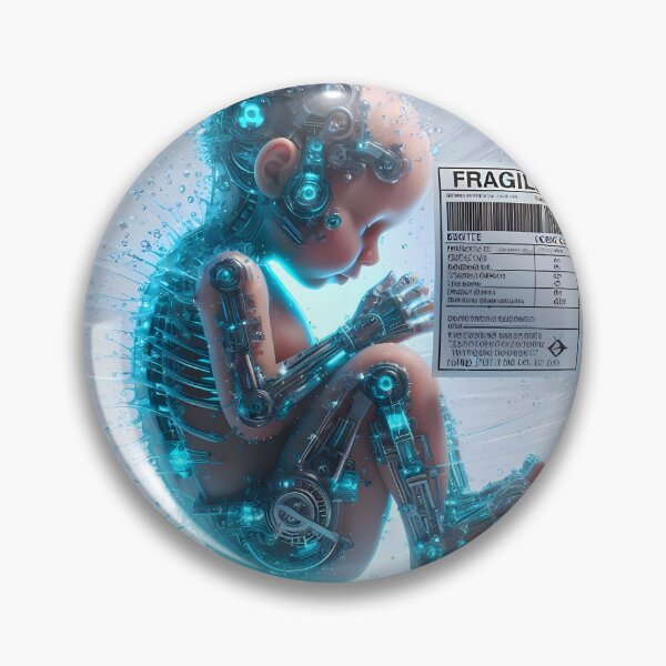 Item preview, Cyborg Baby designed and sold by Vibranta Studio.