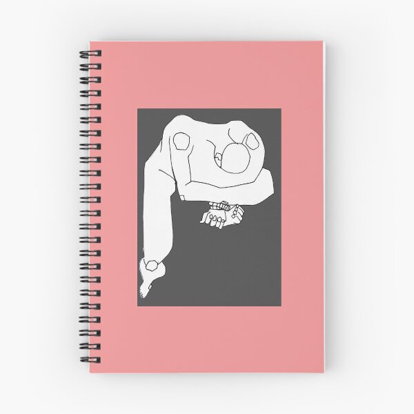 Item preview, Abstract man nude body pencil drawing designed and sold by Carré Comme Orange.