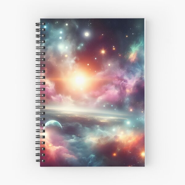 Item preview, Stunning space image with nebulas, stars, and a planet - a cosmic masterpiece! designed and sold by PandaTShirtShop.