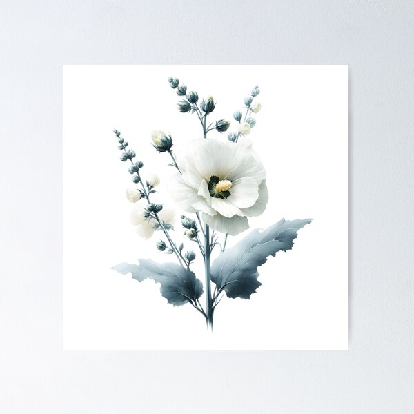 Item preview, White Mullin Flowers designed and sold by Kriebelt.