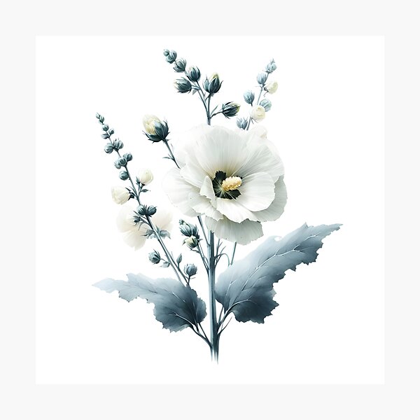 Item preview, White Mullin Flowers designed and sold by Kriebelt.