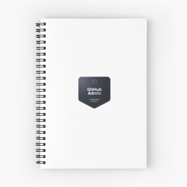 Item preview, GitHub Admin Certification Badge designed and sold by xalpha-dev.