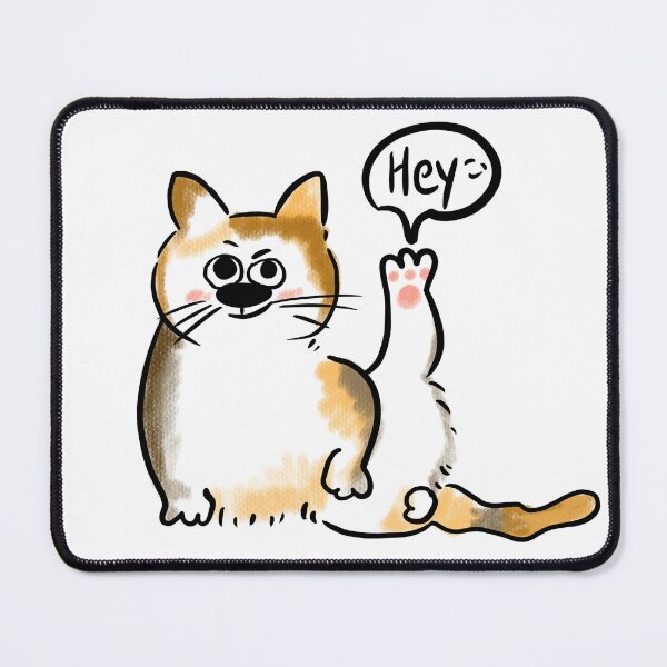 Item preview, Kitten says hey designed and sold by fishbubble02.