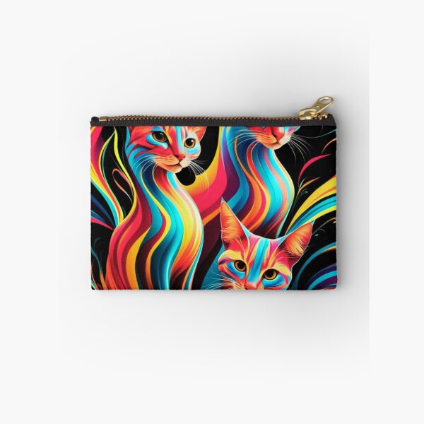 Item preview, cats in vibrant, bold colors  designed and sold by aipaint.