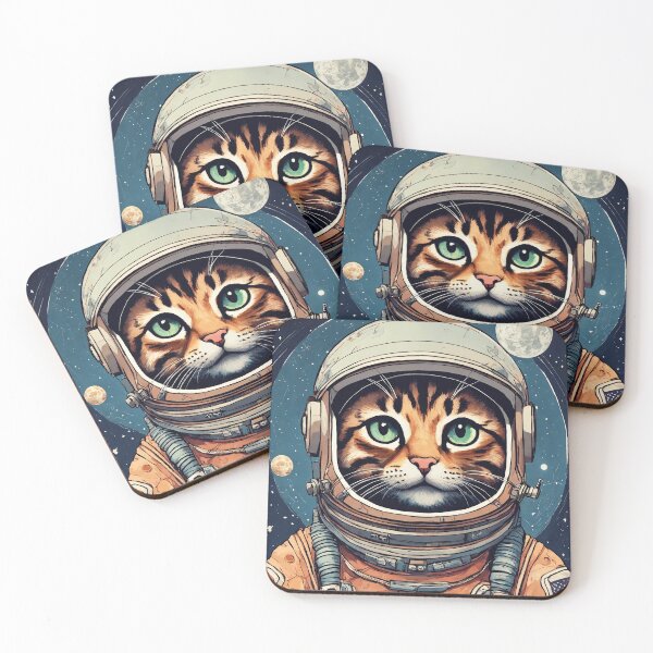 Item preview, Astronaut cat designed and sold by JoraArt.