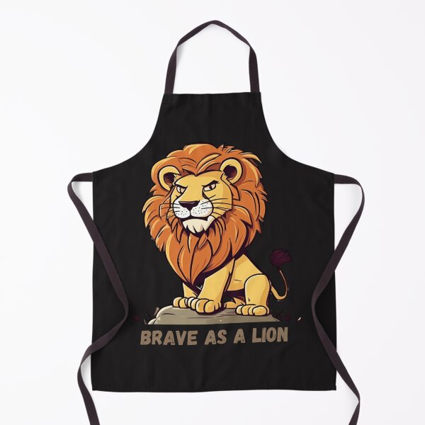 Item preview, brave as a lion designed and sold by PrintaProverb.