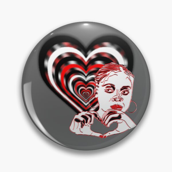 Item preview, Allurement Portrait Girl Heart gesture Hands Love Affection designed and sold by 4rpixs.