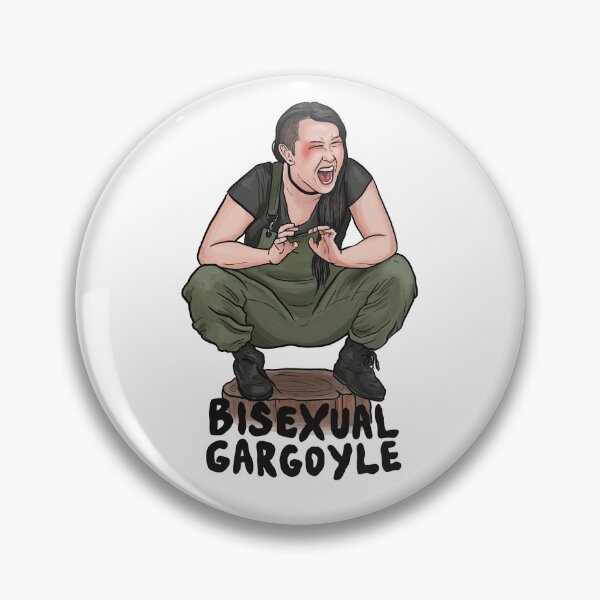 Item preview, Bisexual Gargoyle Erika Ishii Game Changer designed and sold by Jewelia Howard.