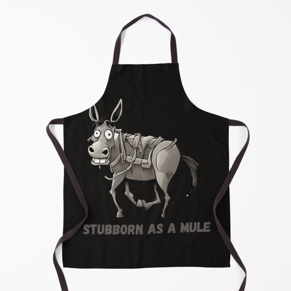 Item preview, Stubborn as a mule designed and sold by PrintaProverb.