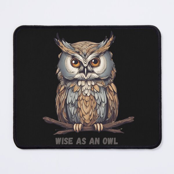 Item preview, wise as an owl designed and sold by PrintaProverb.