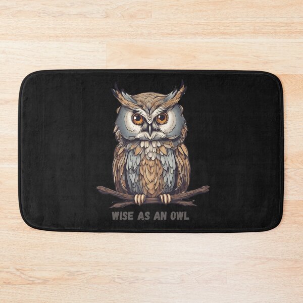 Item preview, wise as an owl designed and sold by PrintaProverb.