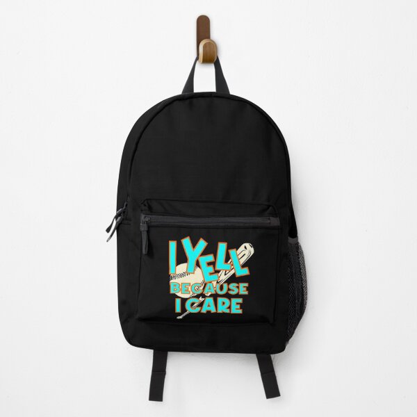 Item preview, I yell because I care baseball softball designed and sold by Colorfulman.
