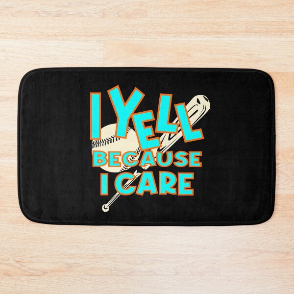 Item preview, I yell because I care baseball softball  designed and sold by Colorfulman.