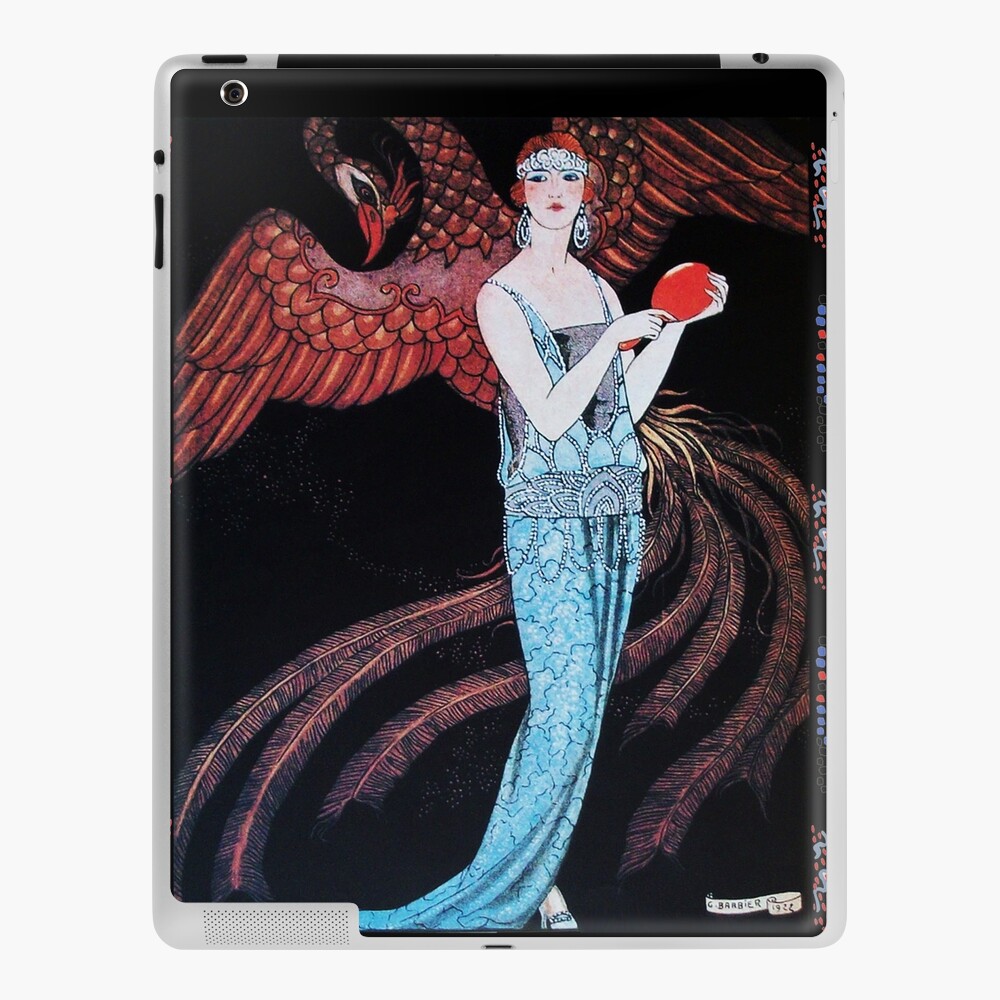 Woman Beauty And Phoenix Art Deco Fashion Make Up Artist Ipad Case Skin By Bulganlumini Redbubble