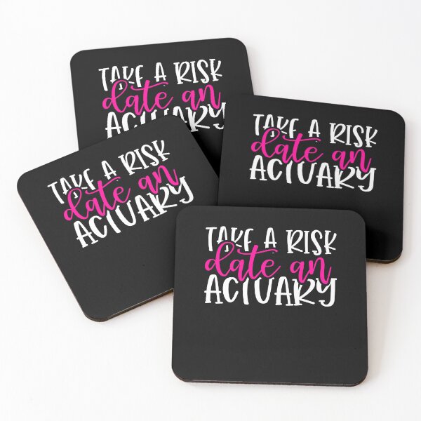 Item preview, Take A Risk Date An Actuary - Actuary Humor designed and sold by TeesYouWant.
