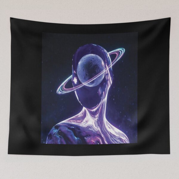 Item preview, Cosmic Headspace: Surreal Planetary Portrait	 designed and sold by RyangarRington.