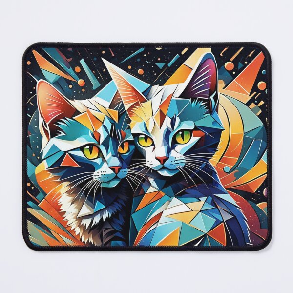 Item preview, Abstract Cats Cubist Art designed and sold by Simplybe1.