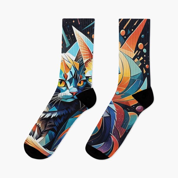 Item preview, Abstract Cats Cubist Art designed and sold by Simplybe1.