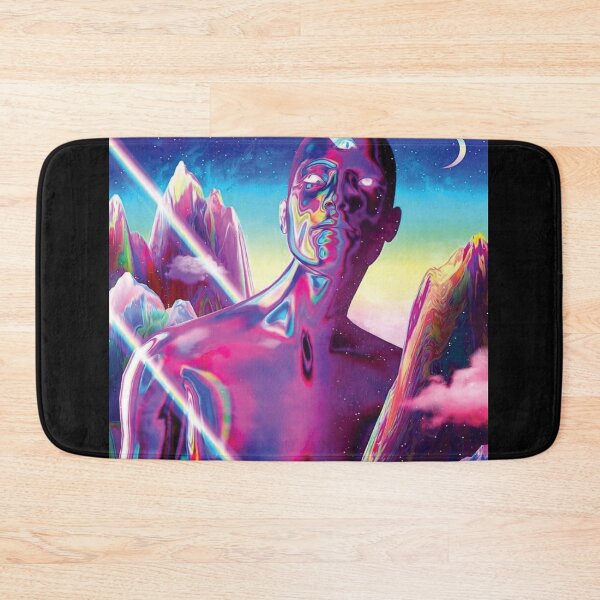 Item preview, Enlightened Astral Being in Neon Landscape	 designed and sold by RyangarRington.
