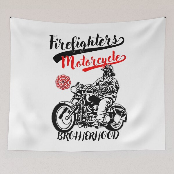 Item preview, Firefighters Motorcycle Brotherhood, Fire Dept. designed and sold by DreamMaden.