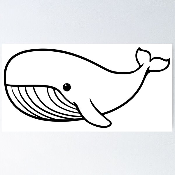Kawaii Sea Animals Set Poster
