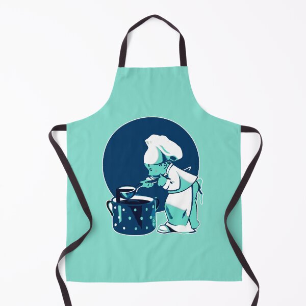 Item preview, Cute Retro Vintage Blue Boy Chef Cook designed and sold by tanjica.