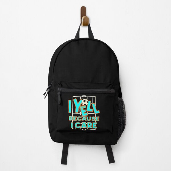 Item preview, I yell because I care soccer football designed and sold by Colorfulman.