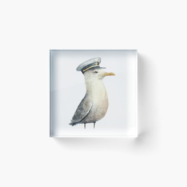 Item preview, Seagull Seafarer Captai, Moin designed and sold by PandaKunst.