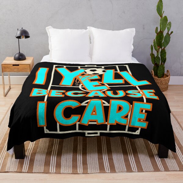 Item preview, I yell because I care soccer football designed and sold by Colorfulman.