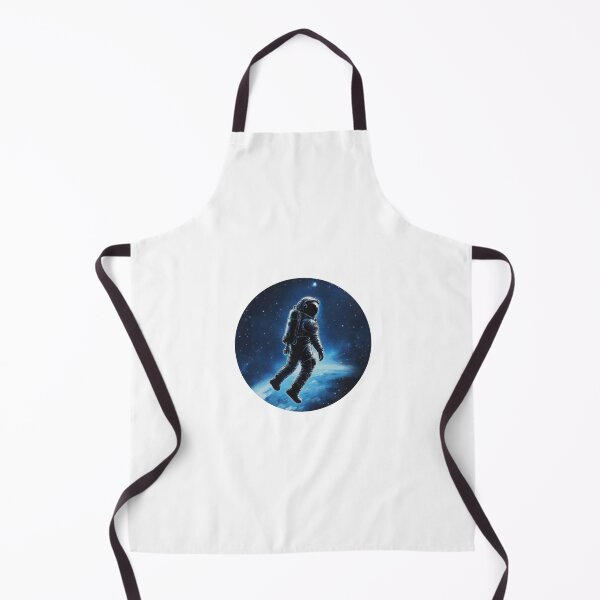 Item preview, Solitary Astronaut Lost in the Vastness of Space - Detailed Contour Space Art (1432) designed and sold by WASjourney.