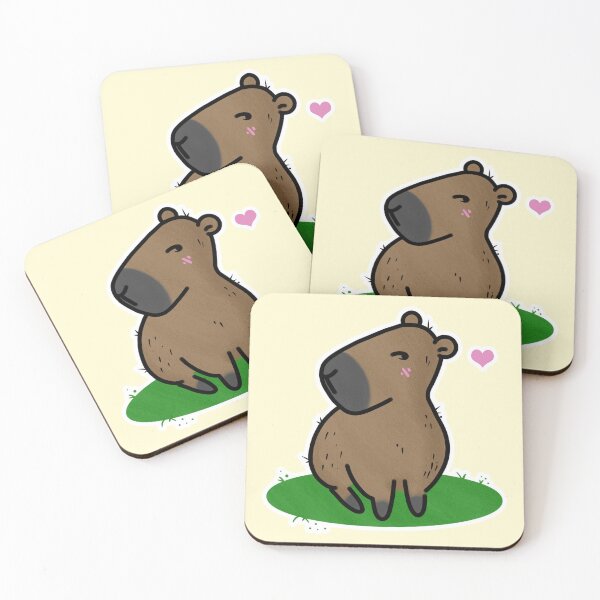 Item preview, Cute Capybara Illustration designed and sold by Luciana Pons.