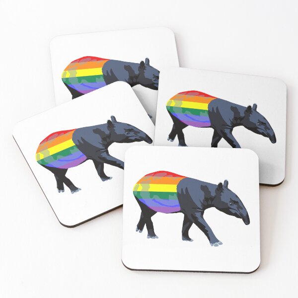Item preview, Tapir - Rainbow designed and sold by GeoCreate.