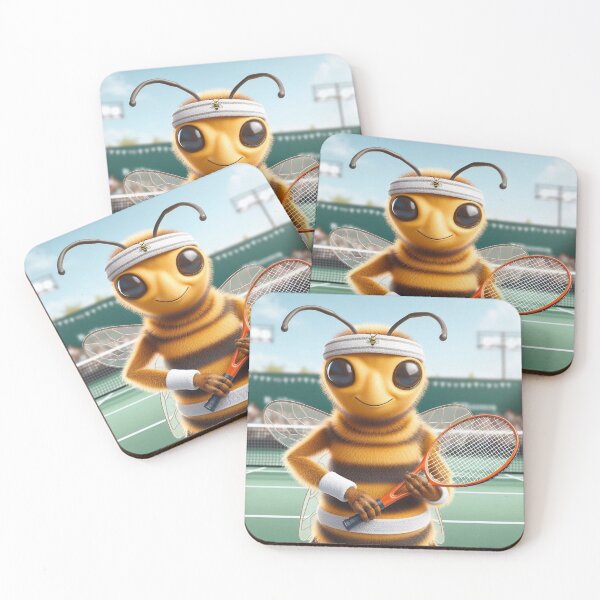 Item preview, The Tennis Bee designed and sold by Furbulous Faces.