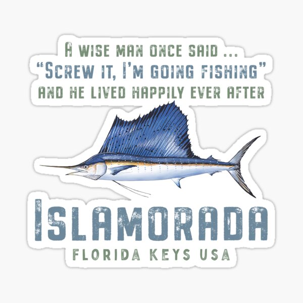 Item preview, Islamorada Florida Fishing Wise Man designed and sold by Futurebeachbum.