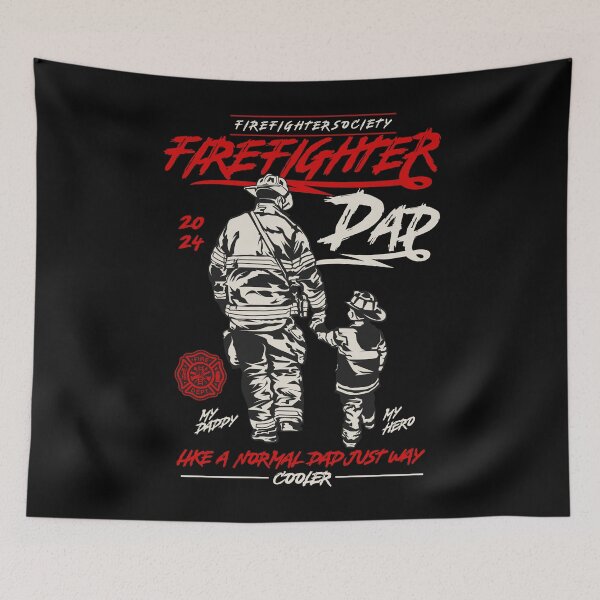 Item preview, Firefighter Dad, My Daddy My Hero, Like a Normal Dad Way Cooler designed and sold by DreamMaden.
