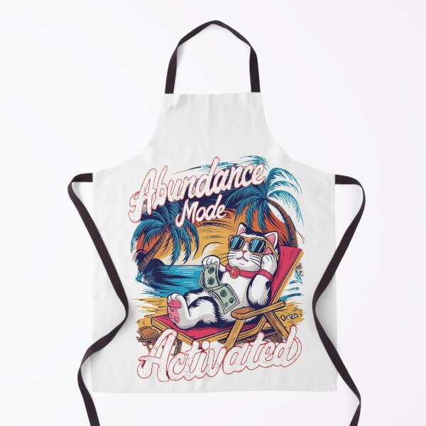 Item preview, Abundance Mode Activated Manifesting Funny Lucky Cat Holiday designed and sold by KayelBee.