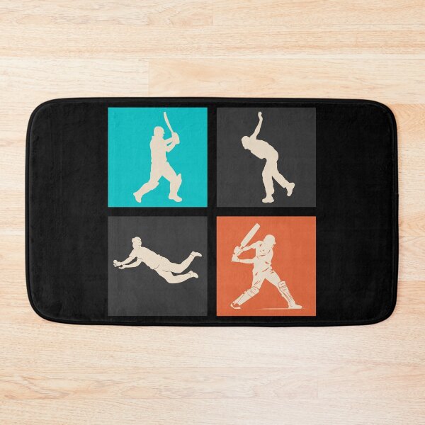 Item preview, Cricketers in Colourful Squares designed and sold by DJ-Portable.