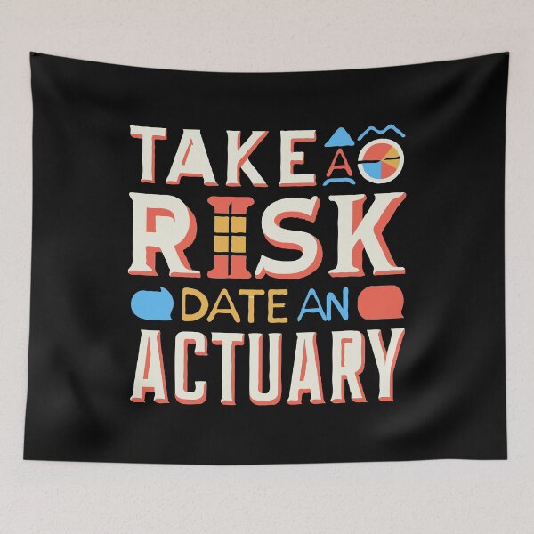 Item preview, Take A Risk Date An Actuary - Actuary Humor designed and sold by TeesYouWant.