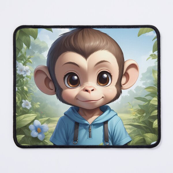 Item preview, Cheerful Monkey designed and sold by AICreativeArts.