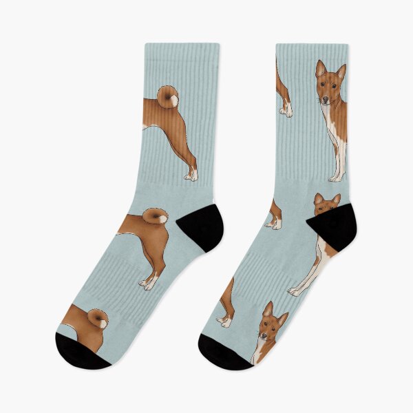 Item preview, Basenji dog illustration designed and sold by Milanicole.